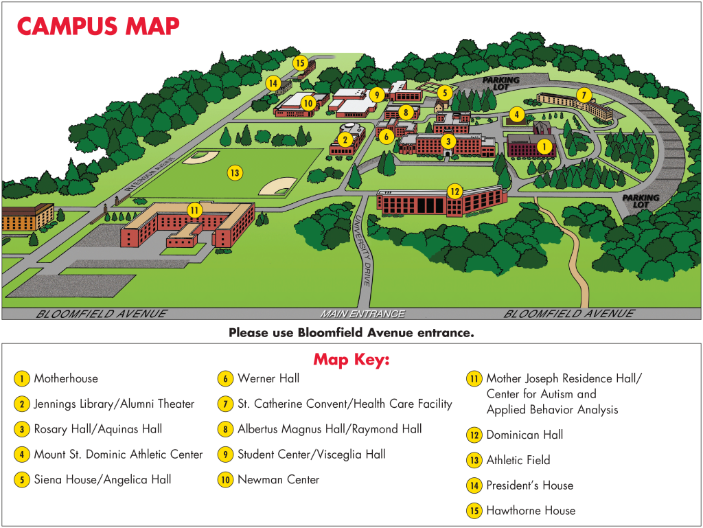 Campus Map Caldwell University