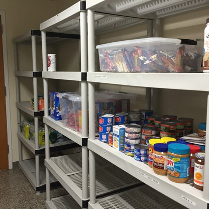 Picture of Food Items in Cougar Food Pantry