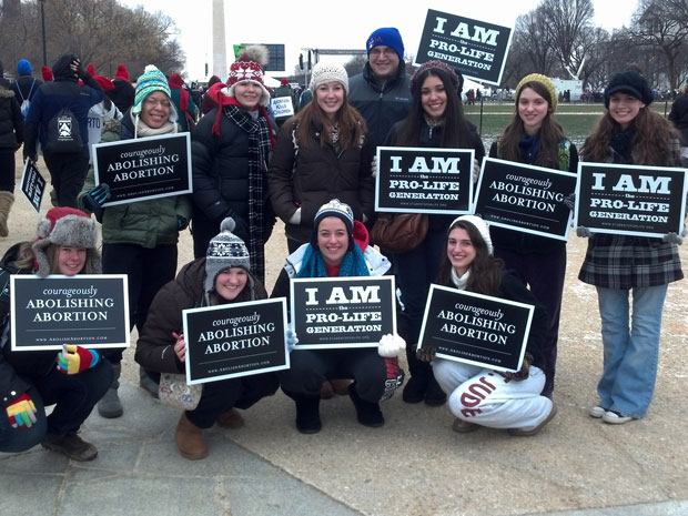 Caldwell University Students and Faculty for the annual March for Life