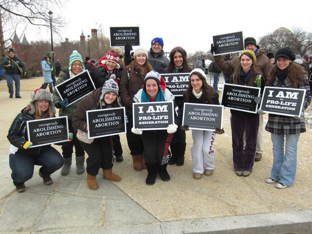 Caldwell University Students and Faculty for the annual March for Life