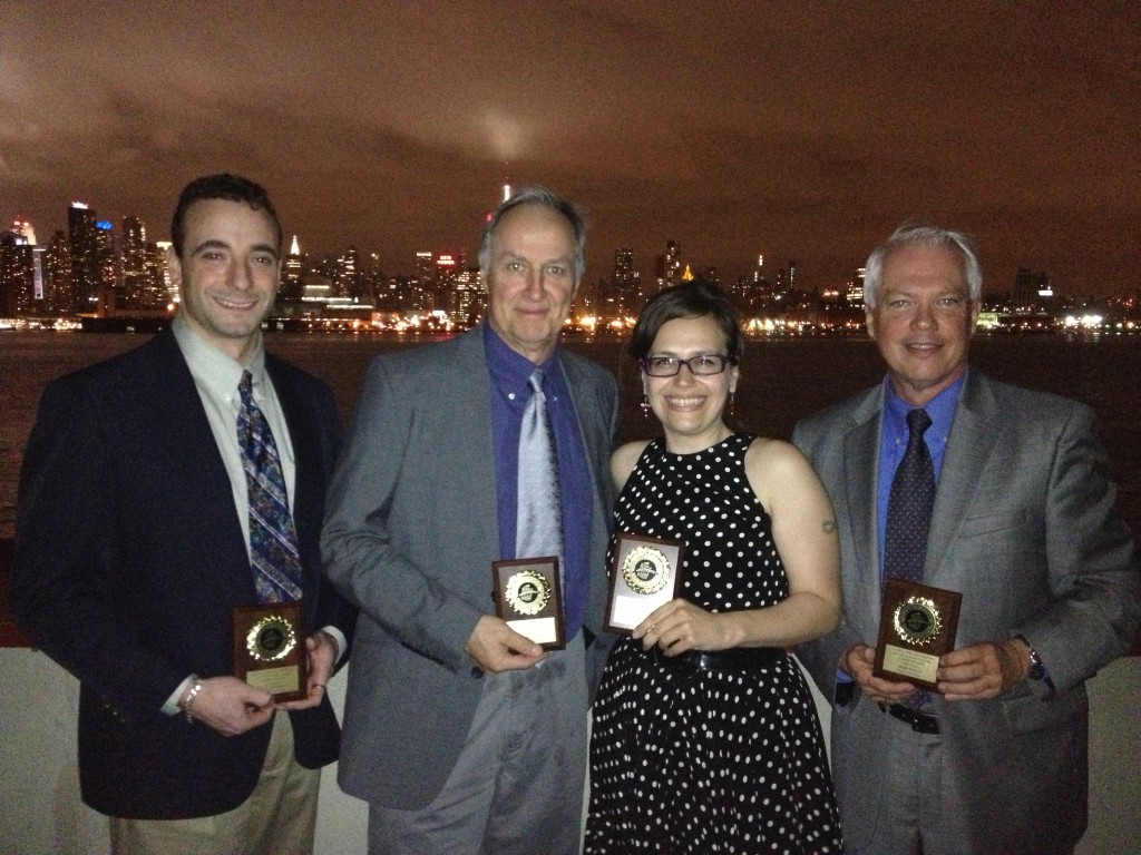 Professor Bob Mann and the production team honored by Garden State Journalists award