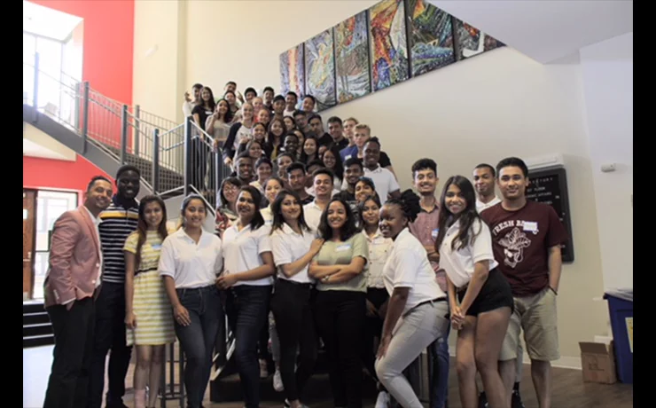 Group of International Students during Orientation