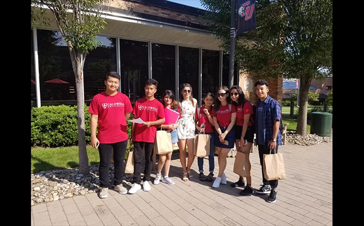 Group of International Students during the Orientation Week