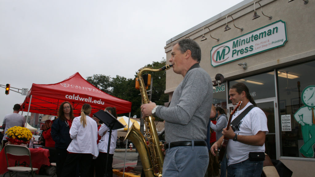 Saxophone Performer at CU street Fair 2016