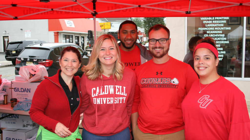 Caldwell University Faculty at Street Fair 2016