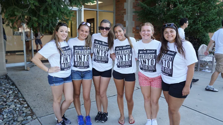 Group of Seniors helping in the Moving Day