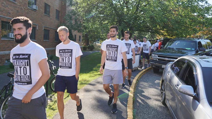 Senior Students helping in Moving Day