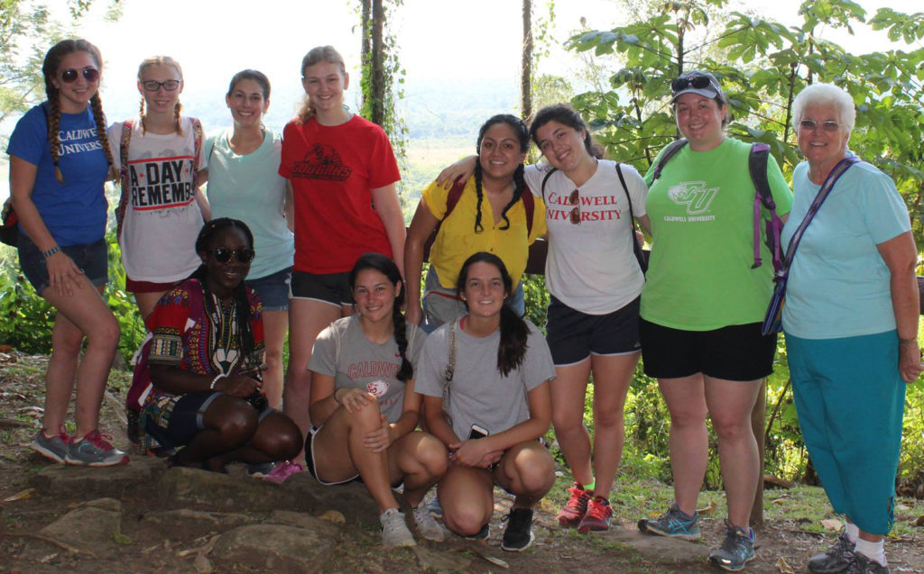 Caldwell University students on the annual volunteerism trip to the Central American country.