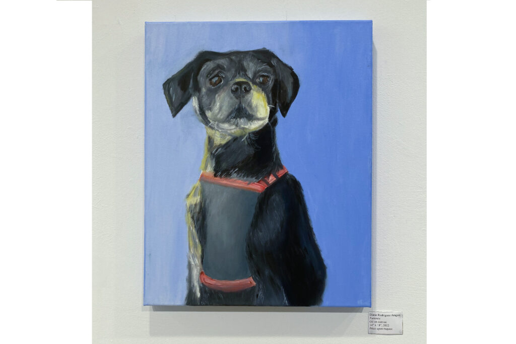 Painting of dog