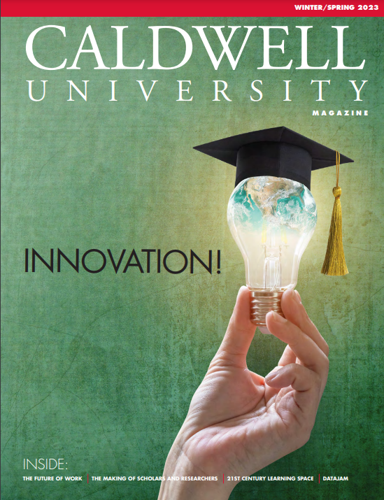 Caldwell University Winter Spring Magazine Cover