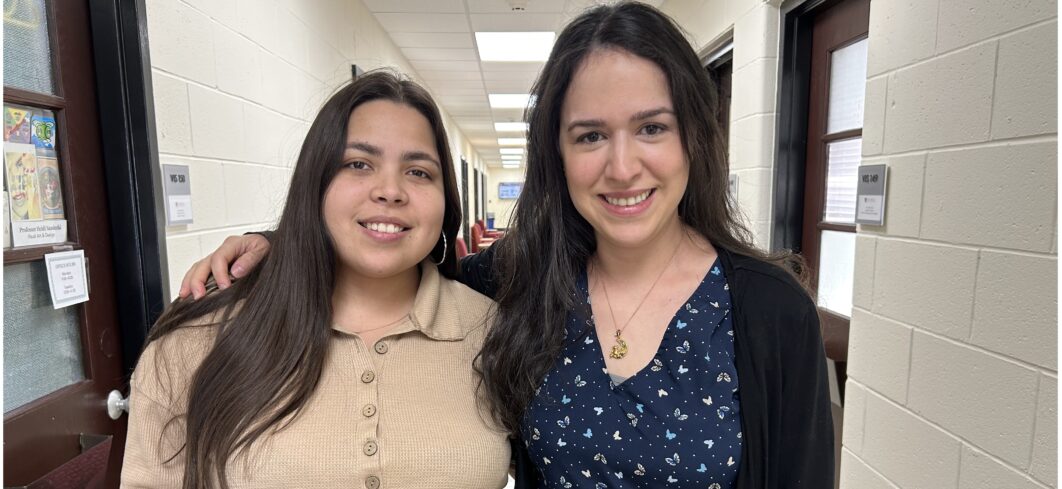 Spanish Education Student Laura Cardona and Dr. Rosa Sanchez