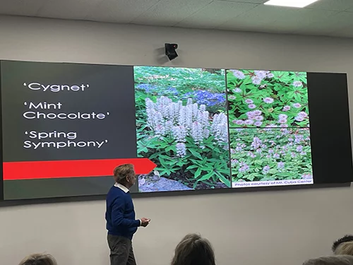 Duncan Himmelman Ph.D. gives lecture