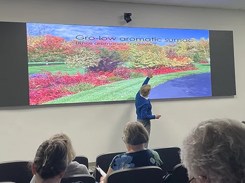 Duncan Himmelman Ph.D. gives lecture